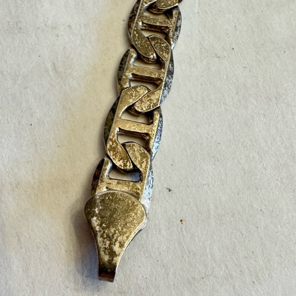 925 Sterling Silver Curb Cuban Bracelet - Picture 12 of 16